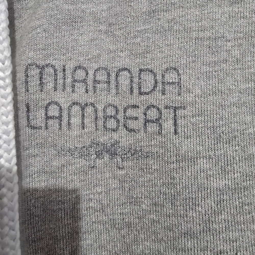Miranda Lambert Gray and Navy Zip-Up Hoodie - Picture 2 of 4